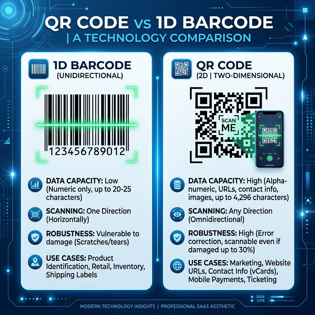 QR Code vs Barcode: 7 Key Differences You Should Know